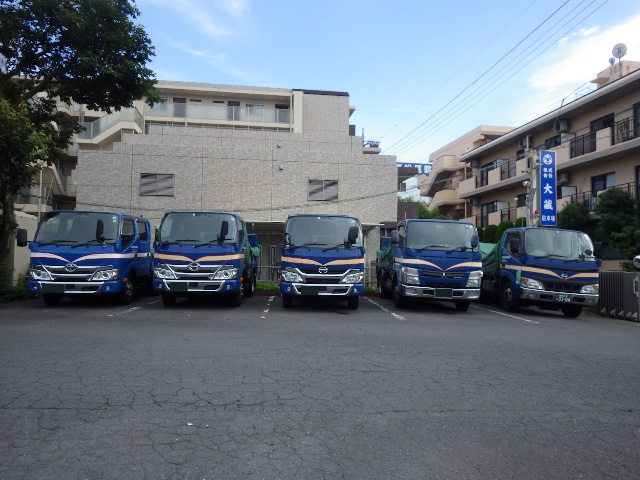 当社の所有する車両お伺いいたします